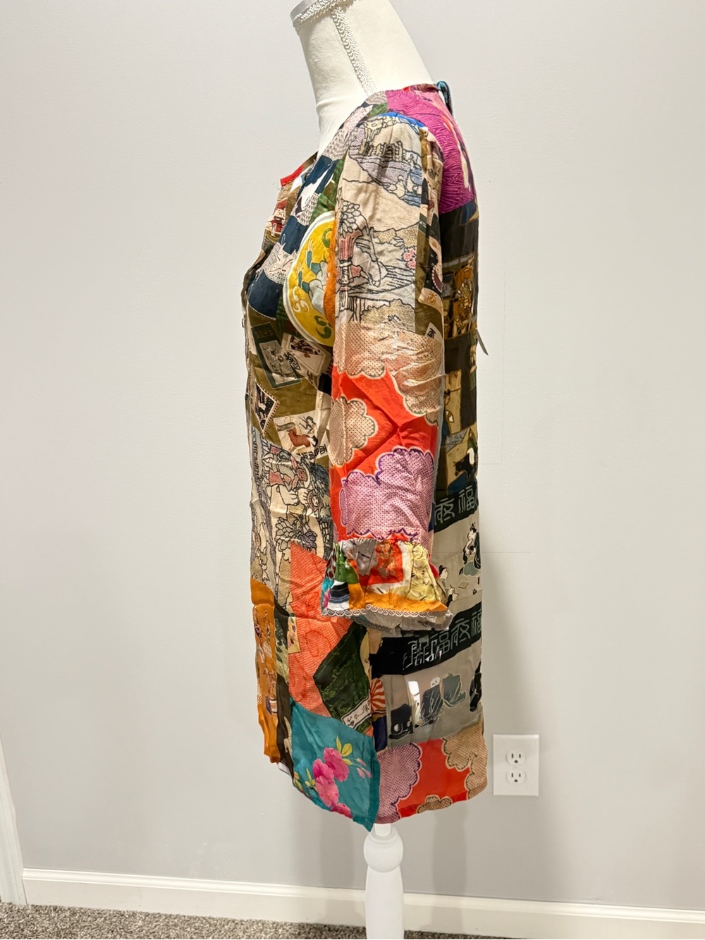 Johnny Was Vera Patchwork Art Tunic NWT Oversized XXS Boho - Picture 5 of 10